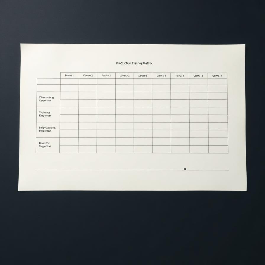 Matriz de Planificación de Producción
